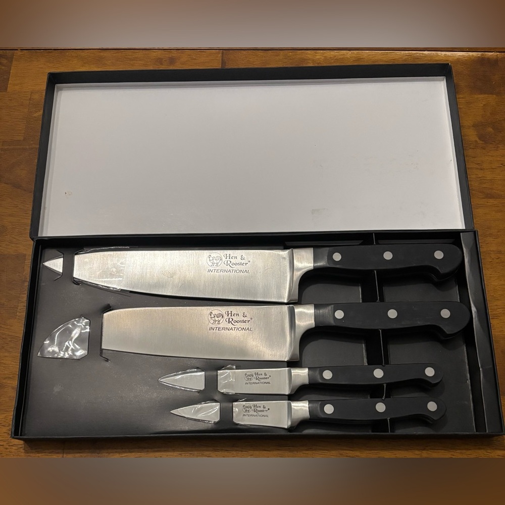 Hen & Rooster 440A Rostfrei Hot Forged Cutlery - 4 Piece